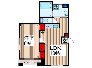 けやき通り中原ビルの物件間取画像